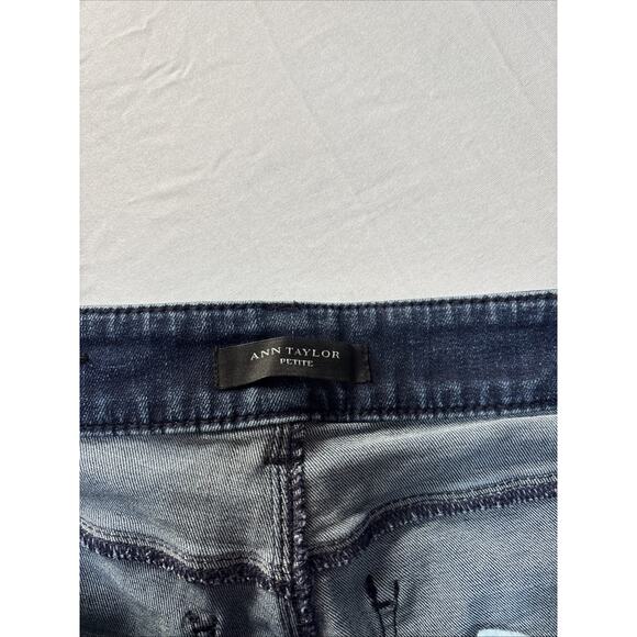 Ann Taylor Womens 4P Skinny Curvy Fit Neutral Timeless Minimalist Basic Everyday - Picture 5 of 9